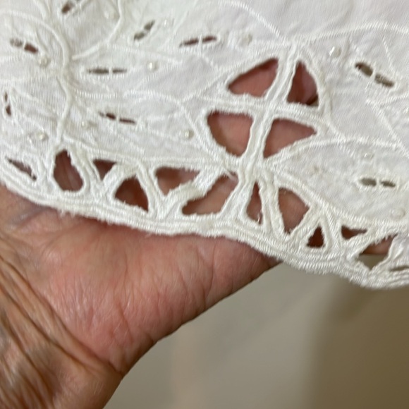 Midnight Velvet 2 pc. White smmaxi skirt and matching jacket. Size 1X - Picture 5 of 14